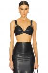 Латексный бюстгальтер Bluebella, черный - фото
