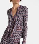 Кардиган с шарфом Etro, Multicolour On White Base - фото 5