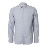 Рубашка Selected Regkylian Linen Classic, синий - фото 3