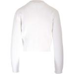 Короткий вязаный кардиган BALMAIN, белый - фото 3