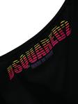 Dsquared2 плавки бикини с логотипом, черный - фото 3