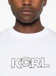 Футболка с логотипом Karl Lagerfeld, белый - фото 4