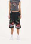 Джинсовые шорты CHERRY LOVE BOMB Ed Hardy, черный - фото 5