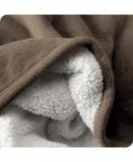 Флисовое одеяло из шерпы Bare Home, бежевый - фото 2