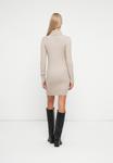 Платье ONLY ONLLOUIS ROLLNECK DRESS, Mocha Meringue/Brown - фото 3