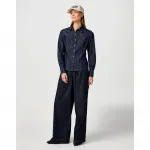 Рубашка с длинным рукавом Wrangler Exag Yoke, синий - фото 4