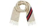 Шарф унисекс Gucci, светло-бежевый - фото 2
