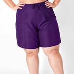 Женские шорты для серфинга Plus 7" Calypsa, цвет eggplant - фото