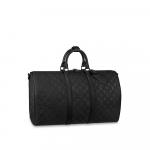 Сумка Keepall Bandoulière 50 Louis Vuitton, черный - фото 7
