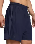 Мужские шорты Under Armour Tech Vent 7 дюймов, цвет Midnight Navy/Black - фото 4