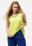 Топ STRIPED Ulla Popken, неоновый зеленый - фото 2
