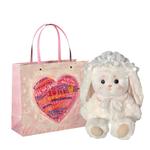 Плюшевая игрушка кролик с висячими ушами высота 30см Abay - фото 8