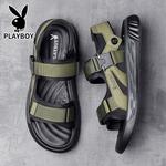 Пляжные сандалии мужские Playboy, зеленый - фото 15