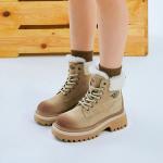 Ботинки женские Dickies меховые, хаки - фото 15