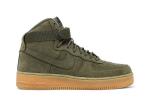 Кроссовки Nike Air Force 1 High WB GS 'Medium Olive', зеленый - фото 2