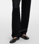 Прямые брюки Miros Cady The Row, черный - фото 5