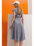 Короткое платье Trend Alacati, серый - фото 2