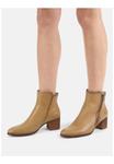 Кожаные ботильоны Felmini, бежевый - фото 3