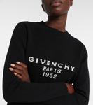 Свитер из шерсти и кашемира с логотипом Givenchy, черный - фото 4