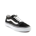 Кроссовки для скейтбординга Vans Old Skool Little Kid, черный - фото 6