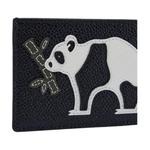 THOM BROWNE Кожаный картхолдер мужской белый и черный - фото 4