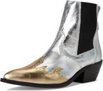 Ботинки AllSaints Denver Stud Boots, Silver/Gold - фото 7