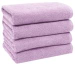 Полотенца набор  Zollner, сиреневый - фото