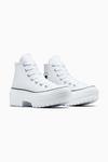 Кроссовки Chuck Taylor All Star на каблуке с проборами Converse, белый - фото 2