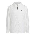 Куртка Adidas Hooded Windbreaker Jacket 'White', белый - фото