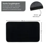 Коврик для ванной Sleepling, черный - фото 3