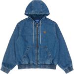 Джинсовая куртка с капюшоном ADER ERROR, синий - фото