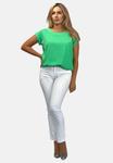 Футболка REGINA FASHION BOAT NECKLINE PLAIN, Light Green - фото 2