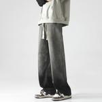 Джинсы Unisex черного серого цвета YATSI - фото 4