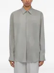 Рубашка на пуговицах Msgm, серый - фото 3