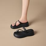 Женские слипоны Cut Out Slide DAPHNE, черный - фото 7