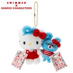 Swimmer Hello Kitty Hello Kitty куклы плюшевый кулон 11 см высота Sanrio - фото 4