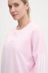 Свитшот Adidas Essentials 3 Stripes French Terry, розовый - фото 4
