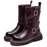 Женские Ботинки Челси Jay Черный/Коричневый - фото 8