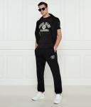 Футболка мужская Guess Jeans облегающего кроя с принтом, черный - фото 2