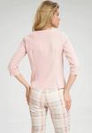 Блуза Figl Button-down blouse, Pink/Light Pink - фото 3