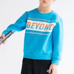 Детский свитшот Mizuno, синий - фото 6