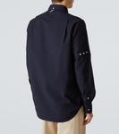 Рубашка из хлопка Оксфорд Thom Browne, темно-синий - фото 4