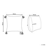 Декоративная подушка Beliani, темно-желтый - фото 4