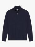 Мерино полу-зип слим-фит джемпер SPOKE, Dark Navy - фото 6