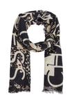 Шарф comma Scarf, Schwarz/Black - фото 4