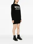 Платье мини с логотипом MOSCHINO JEANS, черный - фото 3