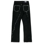 Джинсы унисекс черные Xinyinsu, черный - фото 2