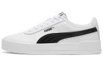 Кроссовки Puma Women's Carina Leather 'White Black' - фото