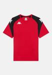 Футболка Kappa LORETO UNISEX, Red/Black/Red - фото