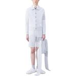 Свитшот 4-Bar Double-face THOM BROWNE, серый - фото 4